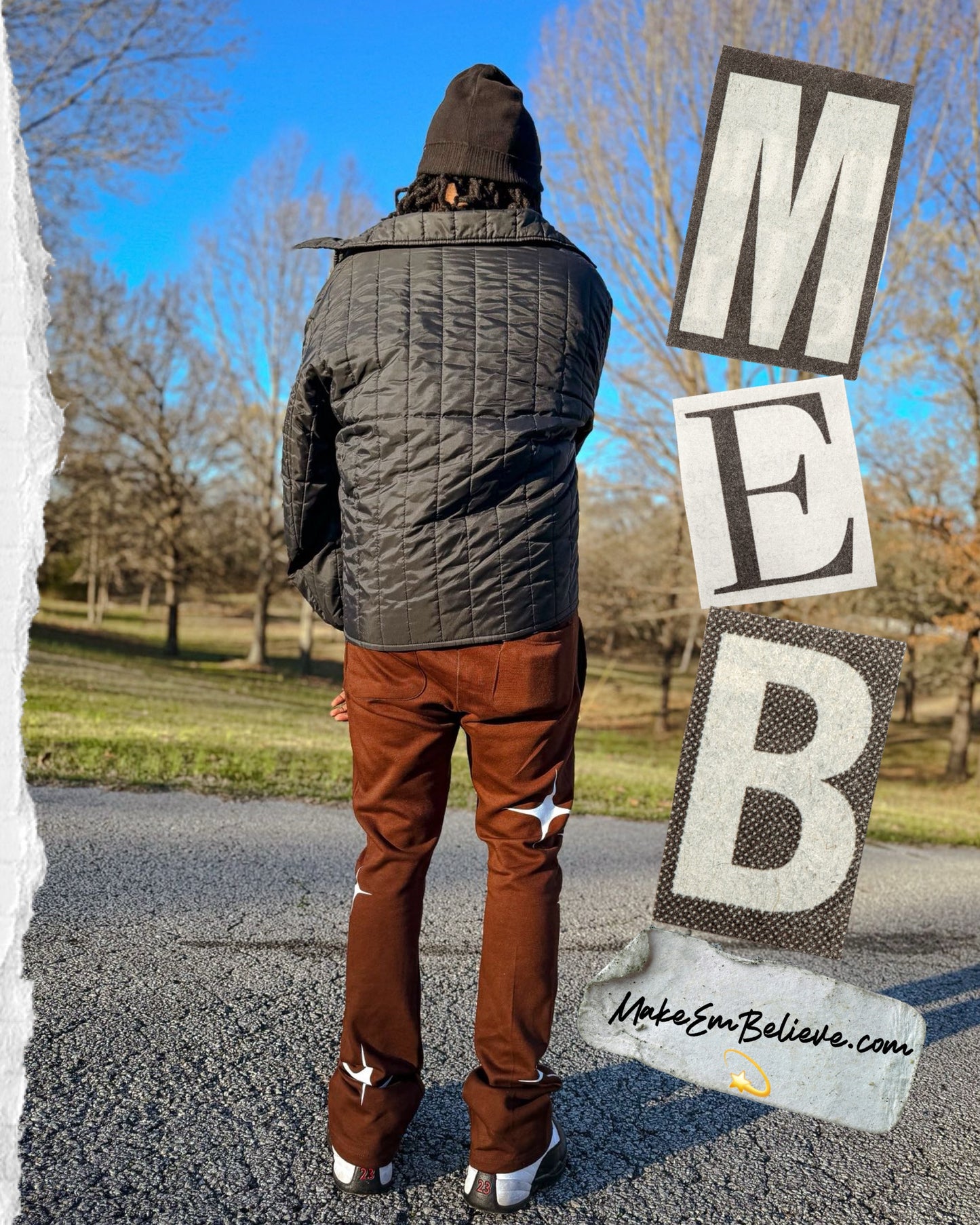 M.E.B Stacked Jogger